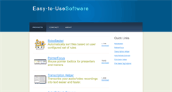 Desktop Screenshot of easy-to-use-software.com